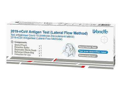 Wondfo 2019-nCoV Antigen Test Kit - Single Pack x 446 Packs