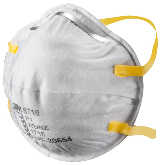 3M™ Cupped Particulate Respirator 8710, P1, 20/Box, 8 Boxes/Case