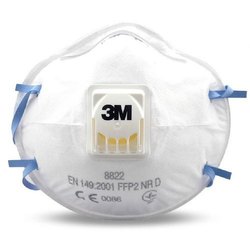 3M™ Cupped Particulate Respirator 8822, P2, valved, 10/Box, 24 Boxes/Case