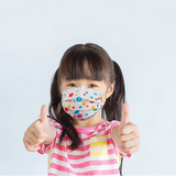 2022 New SafeMask Junior Child Level 1 Procedure Earloop Face Masks - Pack of 50 - Polka Dot