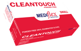 Mediflex Cleantouch Powder Free Vinyl Examination Gloves - 10 boxes of 100 gloves
